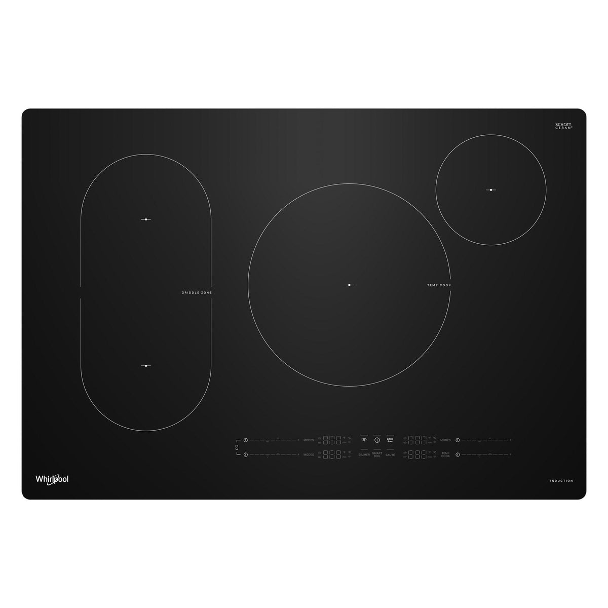 30" Intelligent Induction Cooktop with Temp Cook™ Technology - Black
