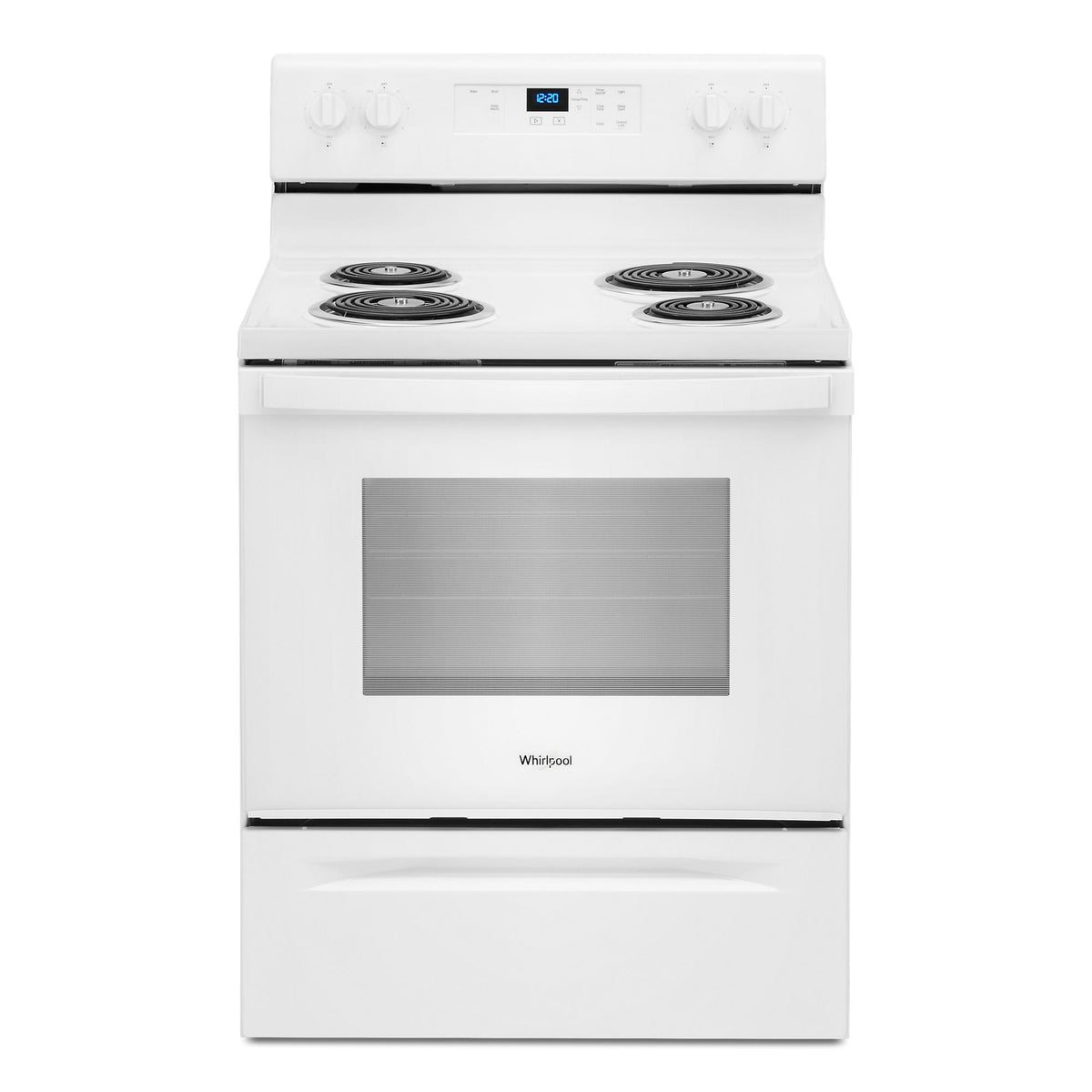 Whirlpool YWFC150M0JW 4.8 Cu. Ft. Electric Range with Keep Warm Setting