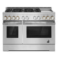 JennAir JGRP548HL 48" RISE™ Gas Professional-Style Range with Chrome-Infused Griddle
