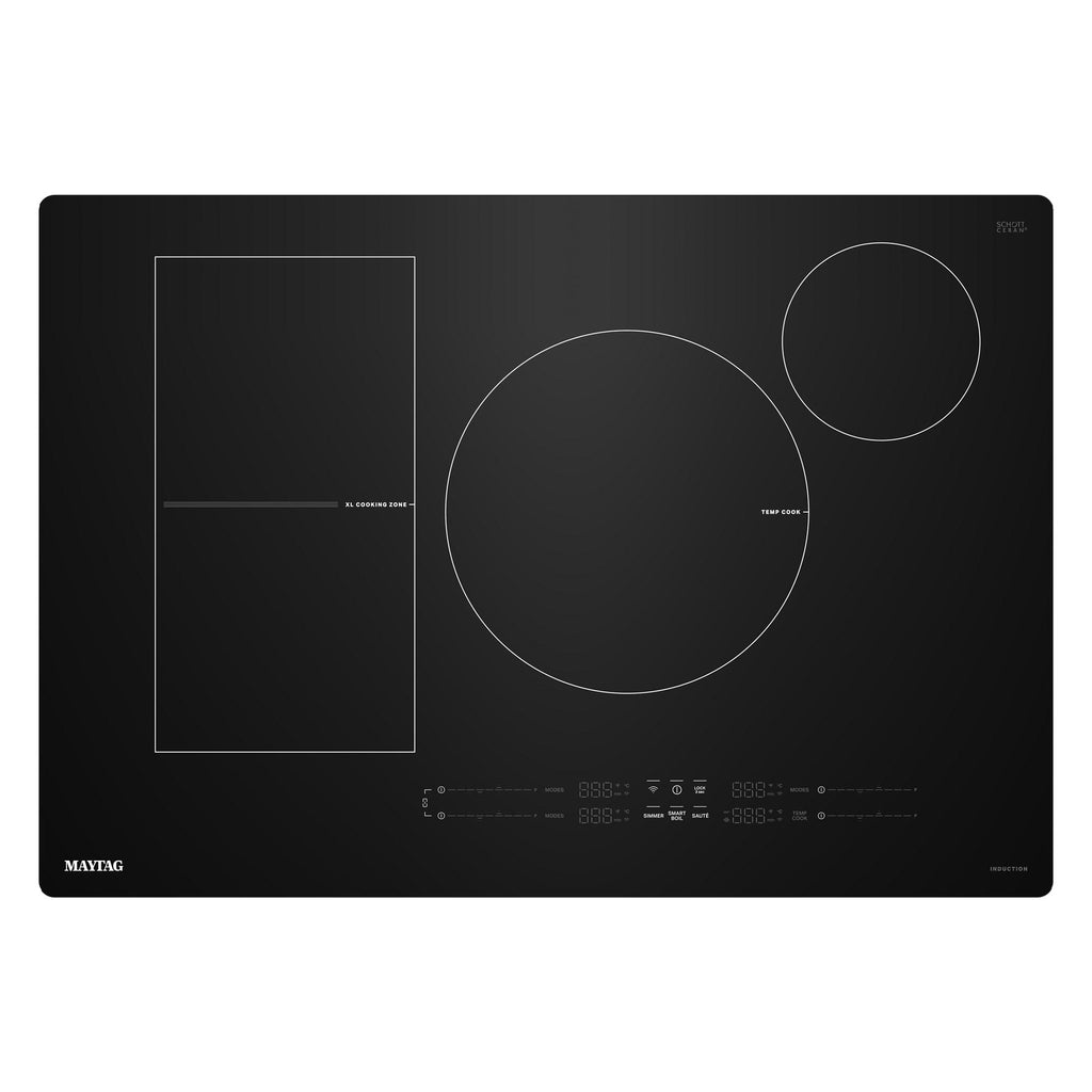 30-Inch Wide Induction Cooktop with Power Boost - Black