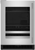 KitchenAid KUBL524SSB 24" Beverage Center with Glass Door and Metal-Front Racks