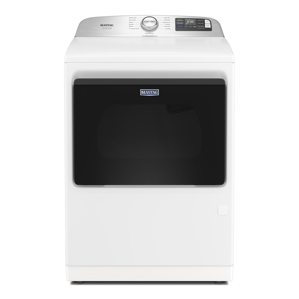 Maytag YMED7205RW 7.4 Cu. Ft. Pet Pro Electric Dryer with Sanitize Cycle
