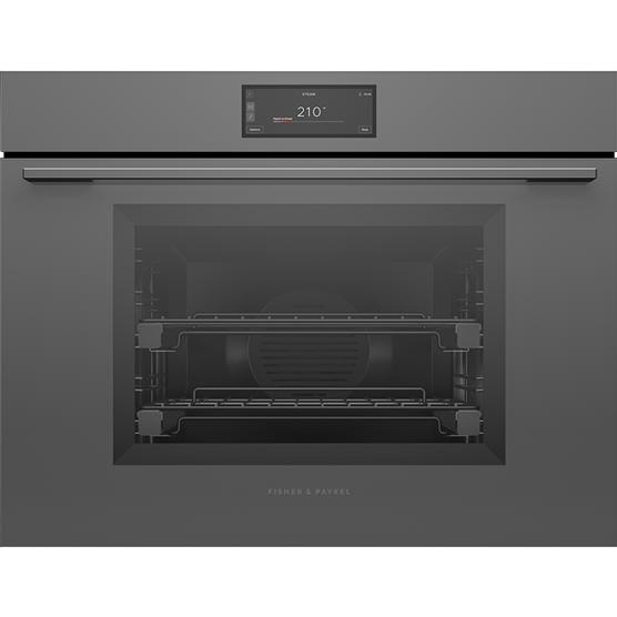 Fisher & Paykel OS30SMUG3 30" Minimal Grey Single Combination Steam Oven, 6.8" Touch Display