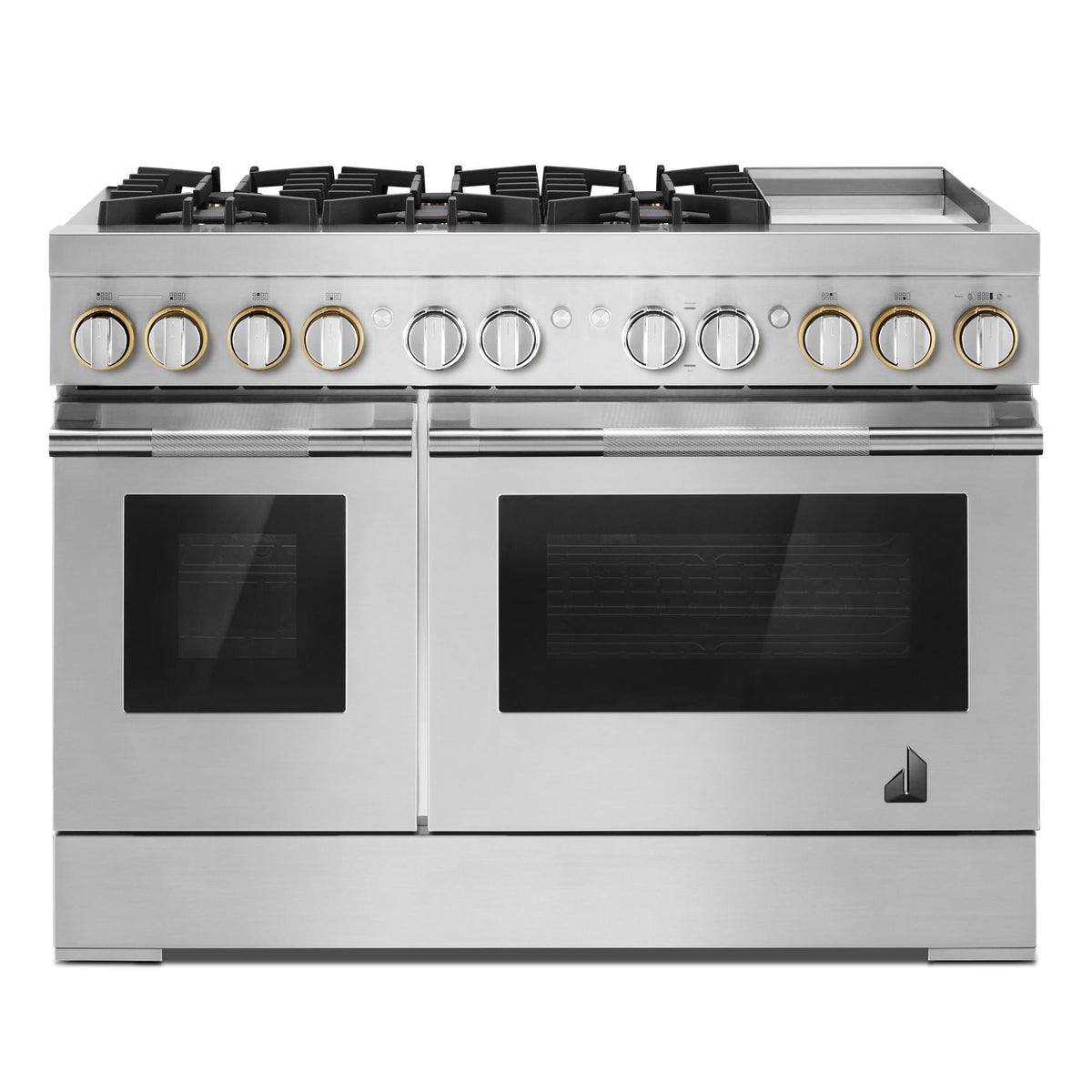 JennAir JDRP548HL 48" RISE™ Dual-Fuel Professional-Style Range with Chrome-Infused Griddle
