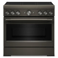 KitchenAid KFIS936SBE 36-Inch 6-Element Induction Commercial-Style Range with Air Fry