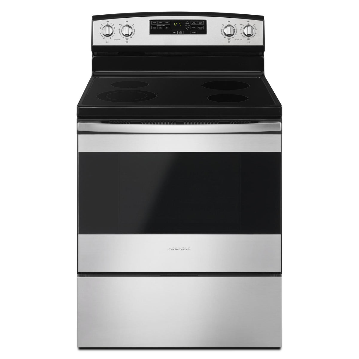 Amana YAER6603SMS 30-Inch Electric Range with Self-Clean Option