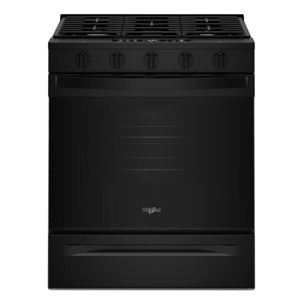 30-inch Gas Range with Air Cooking Technology - Black