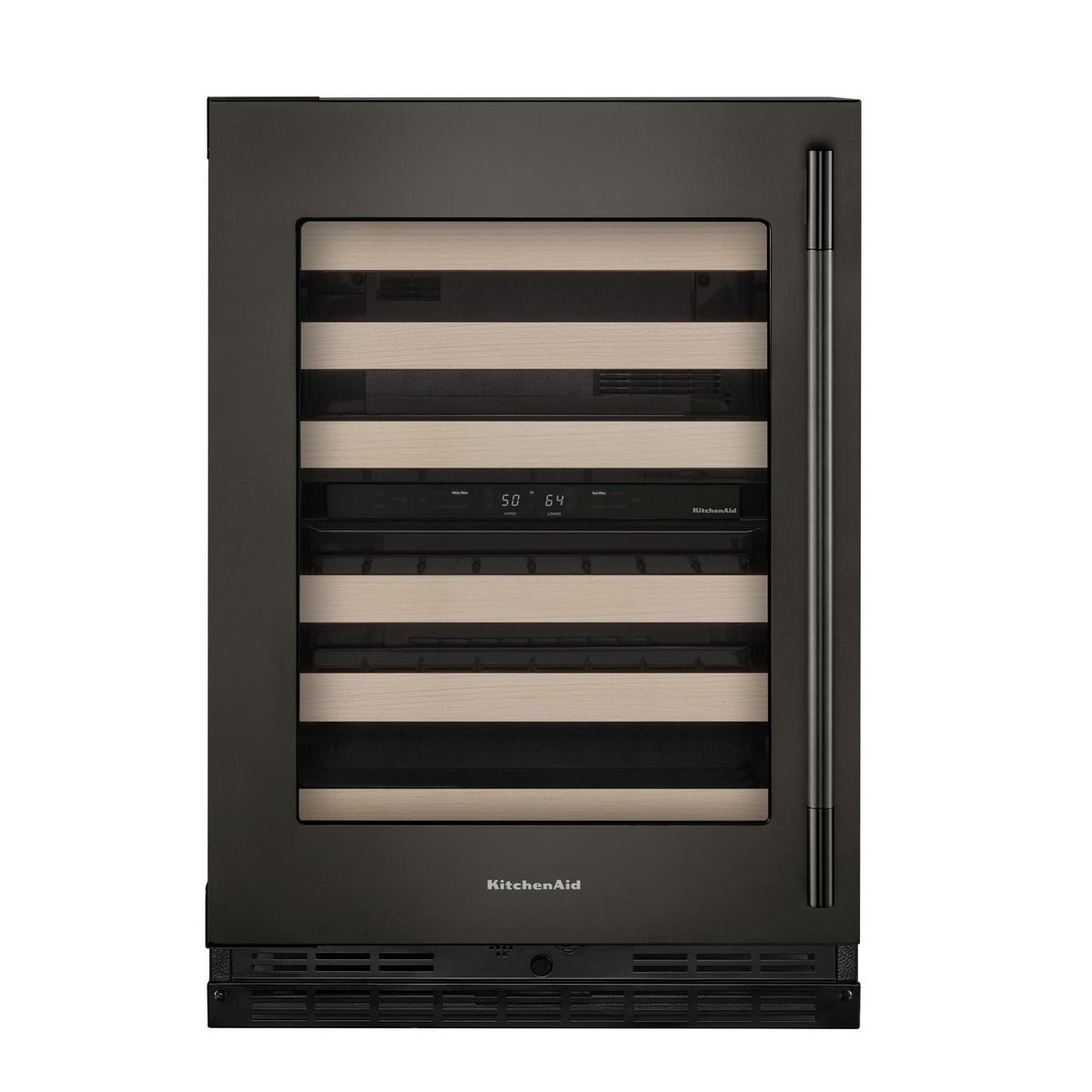 KitchenAid KUWL524SBE 24" Undercounter Wine Cellar with Wood-Front Racks