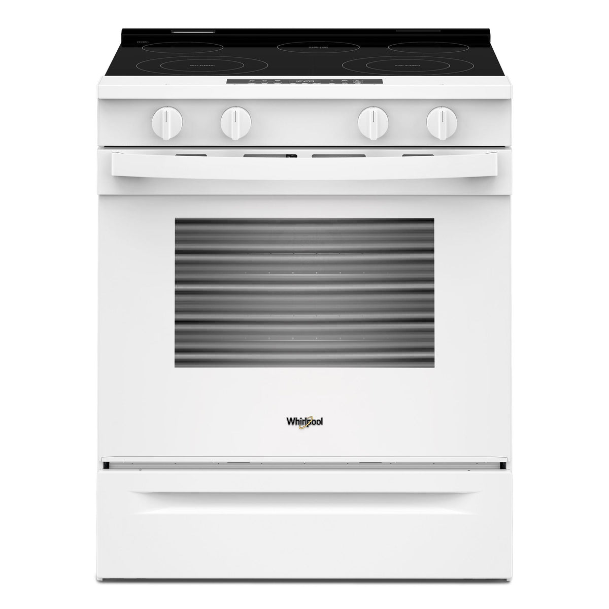 30-inch Electric Smart Range with Air Cooking Technology and Steam Clean - White