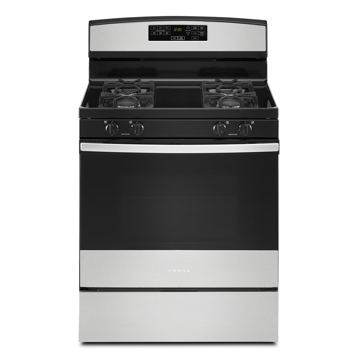 Amana AGR6603SMS 30-inch Gas Range with Self-Clean Option