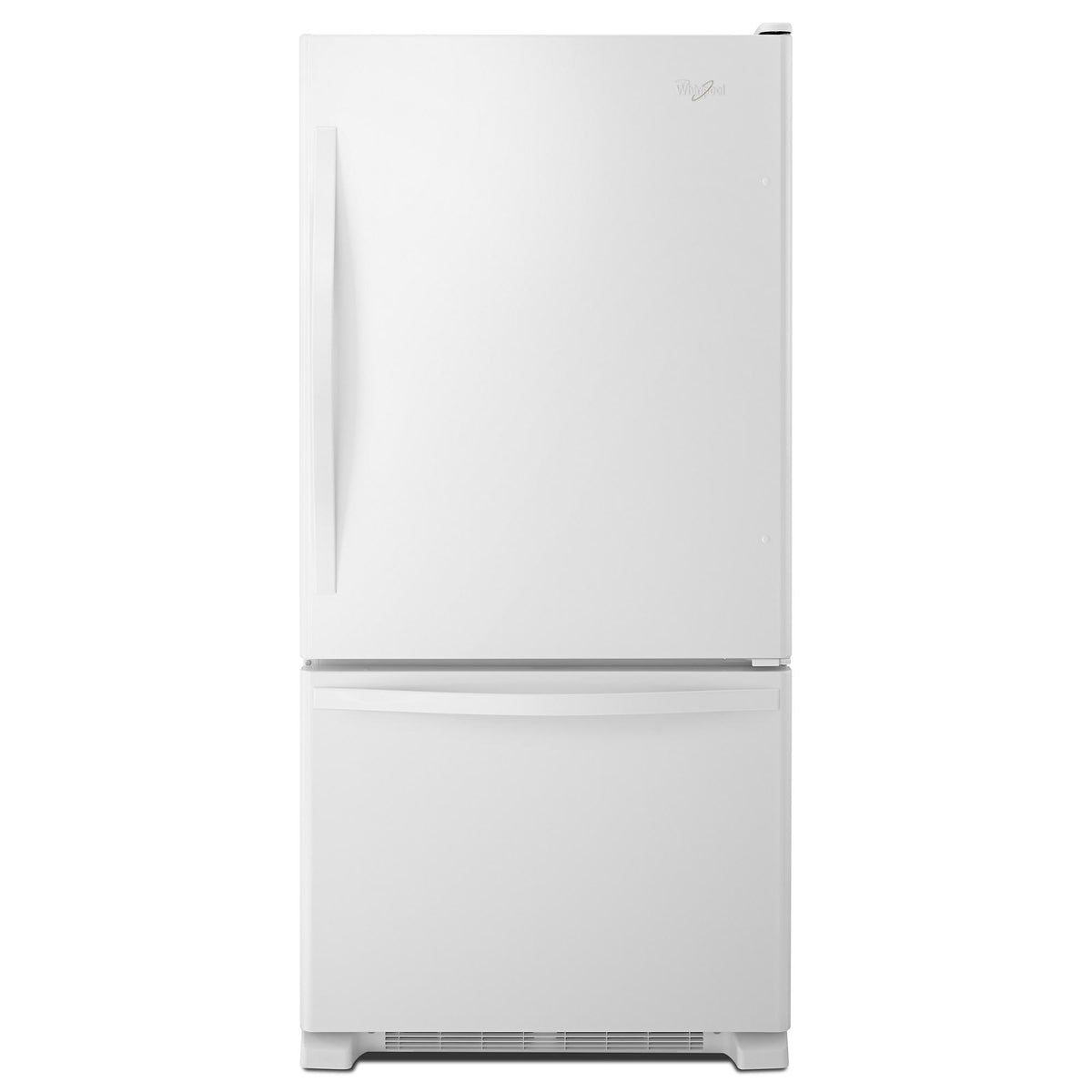 Whirlpool WRB322DMBW 22 Cu. Ft. Bottom-Freezer Refrigerator