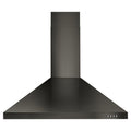 Whirlpool WVW53UC0HV 30-Inch Contemporary Black Stainless Wall Mount Range Hood