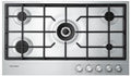 Fisher & Paykel CG365DLPX1 N 36" Contemporary Gas on Steel Cooktop, LPG