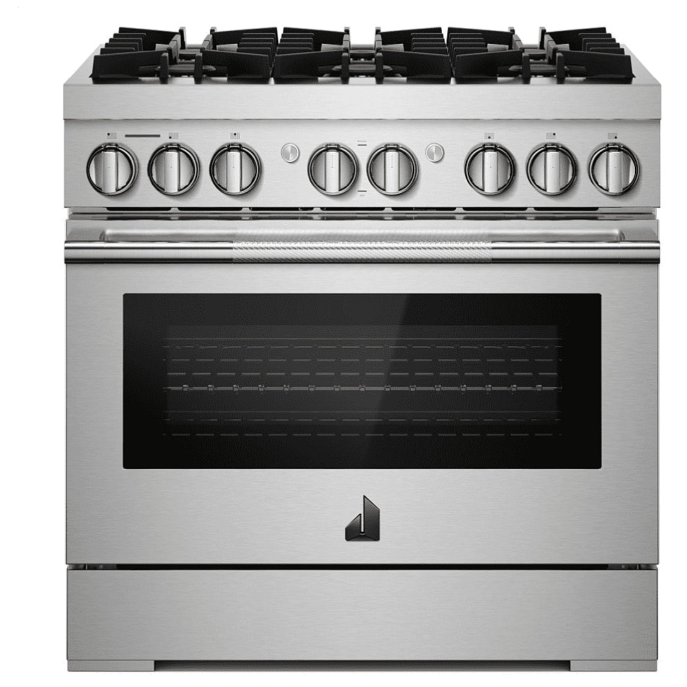 JennAir JDRP436HL 36 inch RISE Dual Fuel Range - front view
