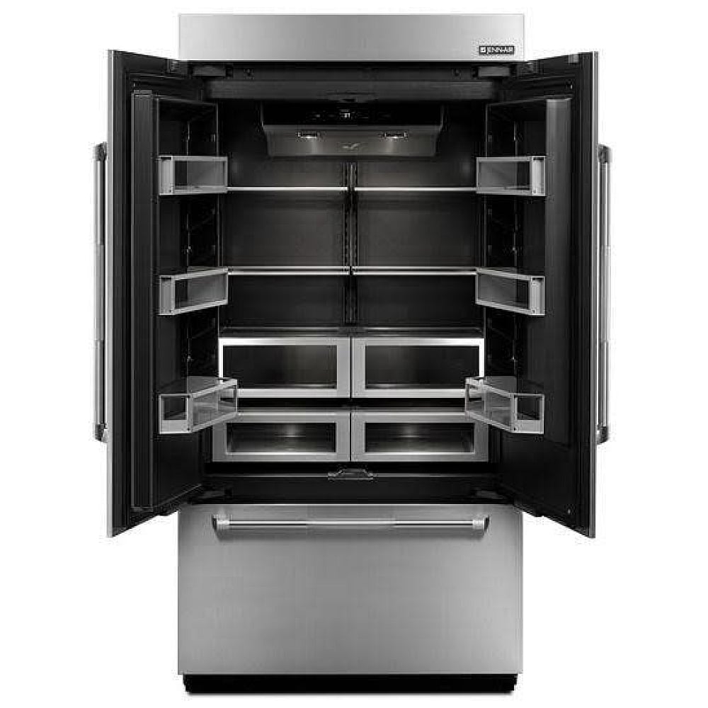 JennAir JF42NXFXDE Obsidian interior with shelving