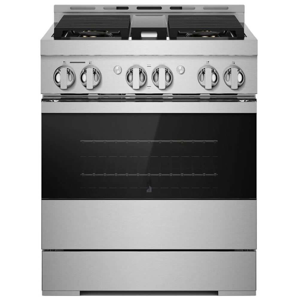 JennAir JGRP430HM 30 inch NOIR Gas Range - front view