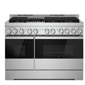 JennAir JGRP648HM 48 inch NOIR Gas Range with grill - front view