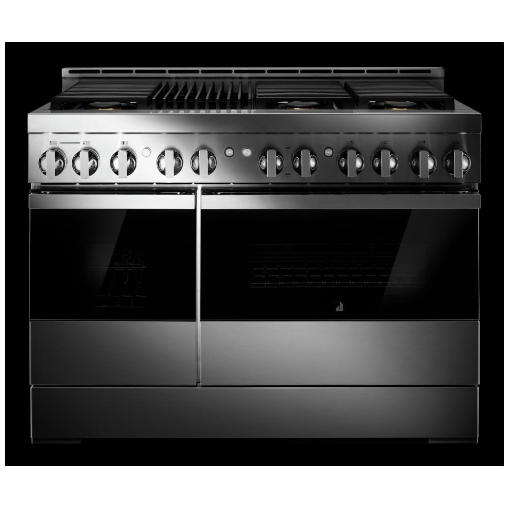 JennAir JGRP648HM cooktop and grill detail
