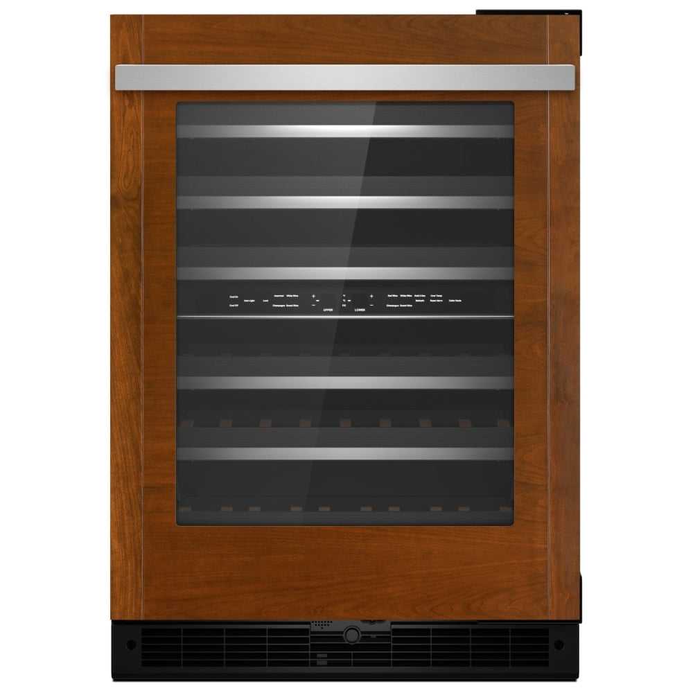JennAir JUWFR242HX 24 inch wine cellar - front view