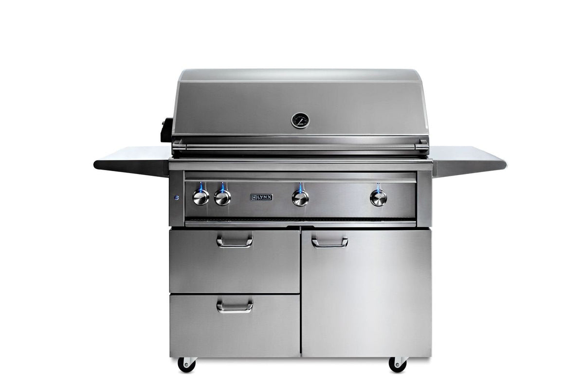 Lynx 42" Freestanding Grill - All Trident™ w/ Rotisserie (L42ATRF)