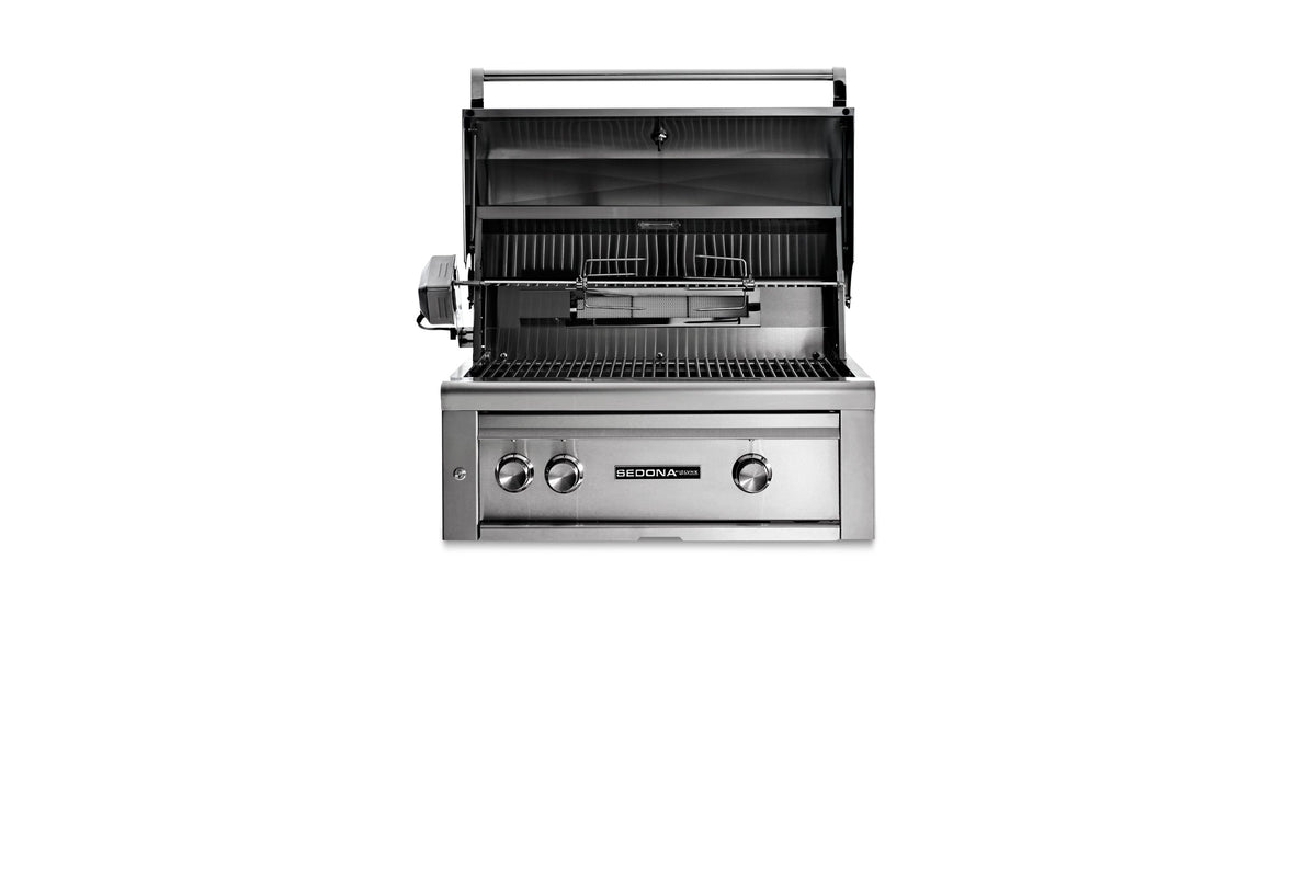 Lynx 30" Built-In Sedona Grill with Rotisserie - 1 ProSear/1 SS Tube Burner (L501PSR)