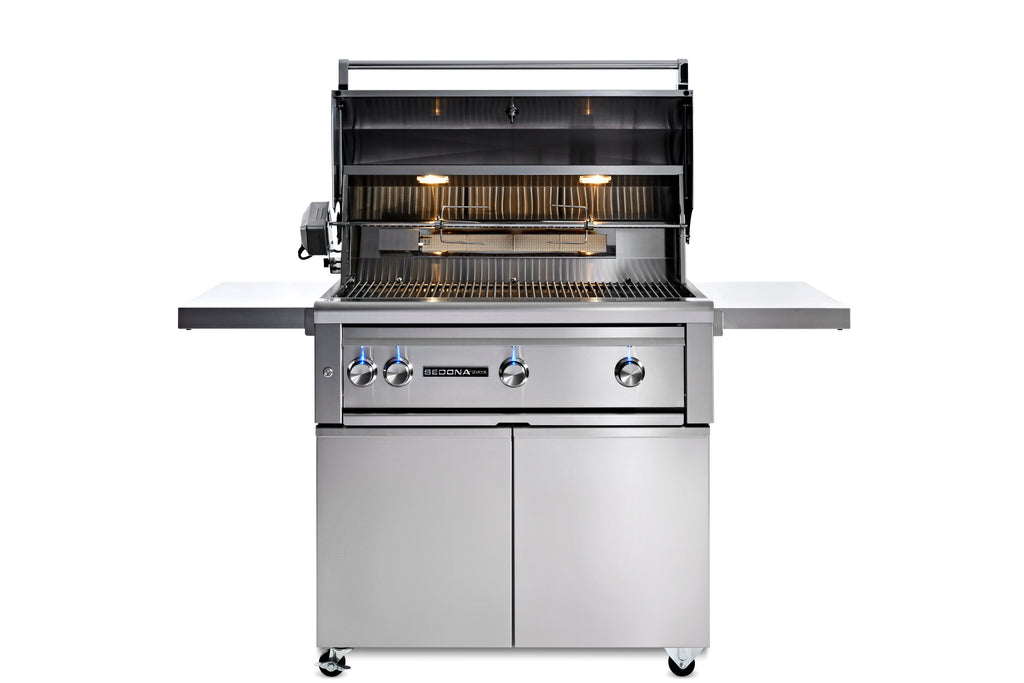 Lynx 36" Freestanding Sedona Grill w/ Rotisserie - 1 ProSear/2 SS Tube Burners (L601PSFR)