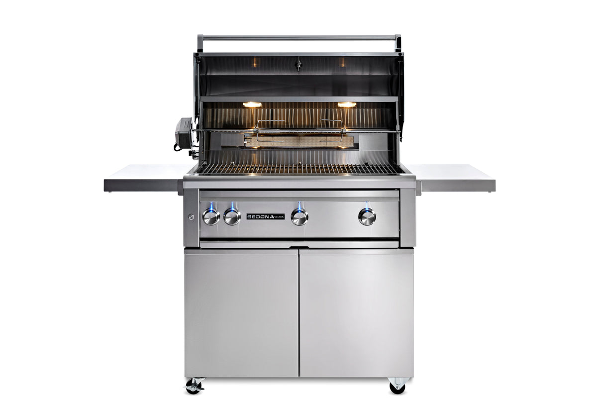 Lynx 36" Freestanding Sedona Grill w/ Rotisserie - 1 ProSear/2 SS Tube Burners (L601PSFR)