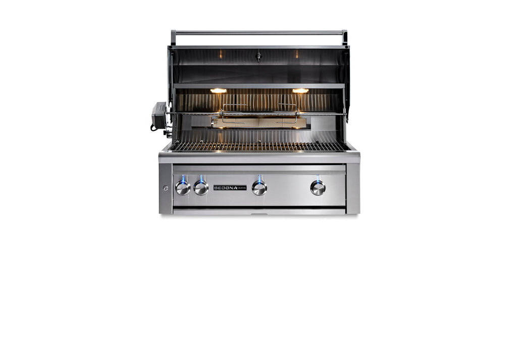 Lynx 36" Built-In Sedona Grill w/ Rotisserie - 1 ProSear/2 SS Tube Burners (L601PSR)