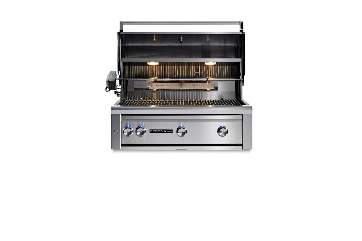 Lynx 36" Built-In Sedona Grill w/ Rotisserie - 1 ProSear/2 SS Tube Burners (L601PSR)