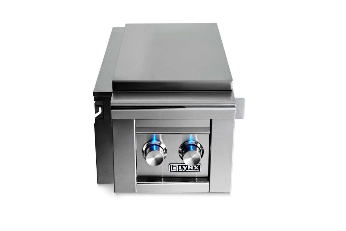 Lynx Cart Mounted Double side burner -fits all grill sizes (LCB2-3)