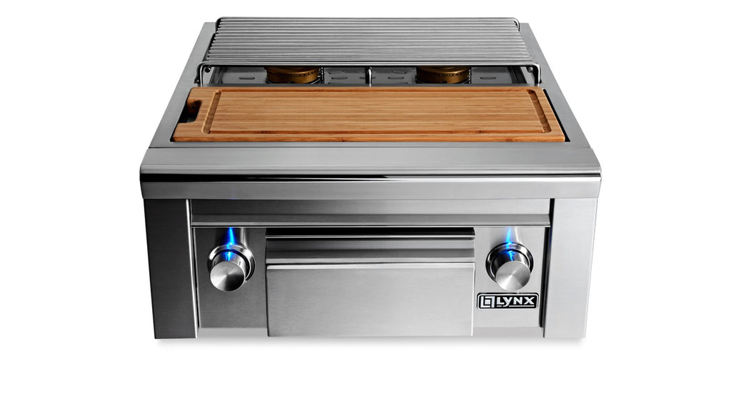 Lynx Double, side by side burners, maple cutting board & drawer (LSB2PC-1)