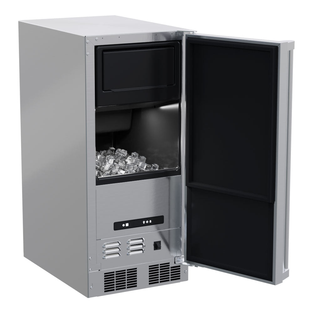 Marvel MOCP215SS01B 15" Outdoor Clear Ice Machine - Pump, Stainless Steel