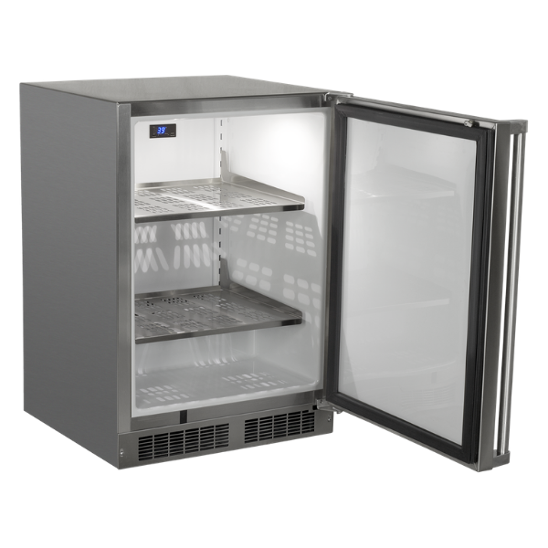Marvel MORE124SS31A 24" Outdoor Refrigerator - Stainless Steel, Solid Door, Lock