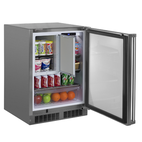 Marvel MORF224SS31A 24" Outdoor Refrigerator Freezer - Stainless Steel, Lock
