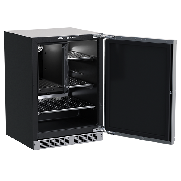 Marvel MPRF424SS31A 24" Refrigerator Freezer - Stainless Steel, Lock