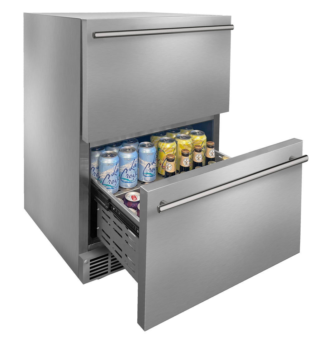 Marvel MRDR224-SS71A 24" Refrigerated Drawers - Stainless Solid, 115V