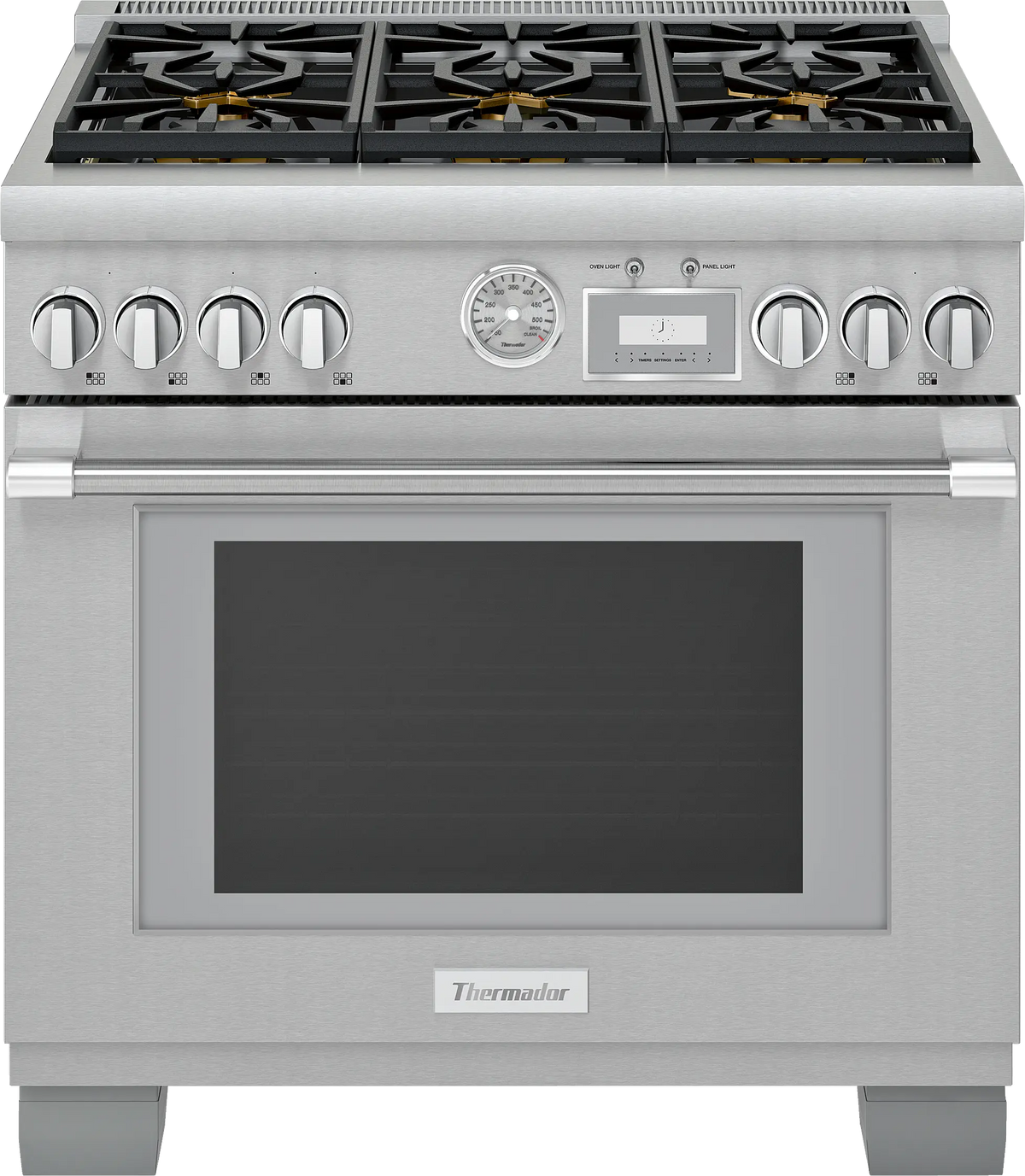 Thermador PRD366WGC 36 Inch Freestanding Dual Fuel Range