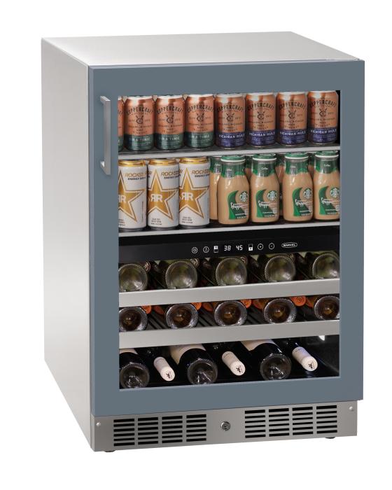 Marvel MRBD224-IG31A 24 inch Dual-Zone Beverage Center Panel Ready Glass Door