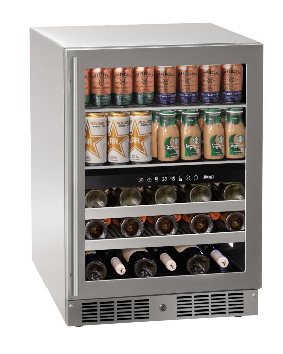 Marvel MRBD224-SG31A 24 inch Dual-Zone Beverage Center