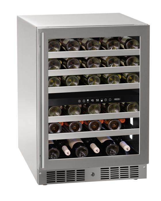 Marvel MRWD224-SG31A 24 inch Dual-Zone Wine Refrigerator