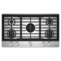 KitchenAid KCGK536SSS 36 in. Gas Cooktop with 5 Burners and Integrated Wok Grate