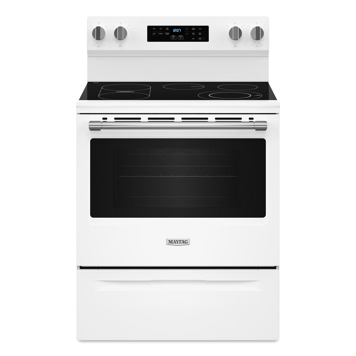 Maytag YMFES6030RW 30-Inch Convection Electric Range with No Preheat Air Fry