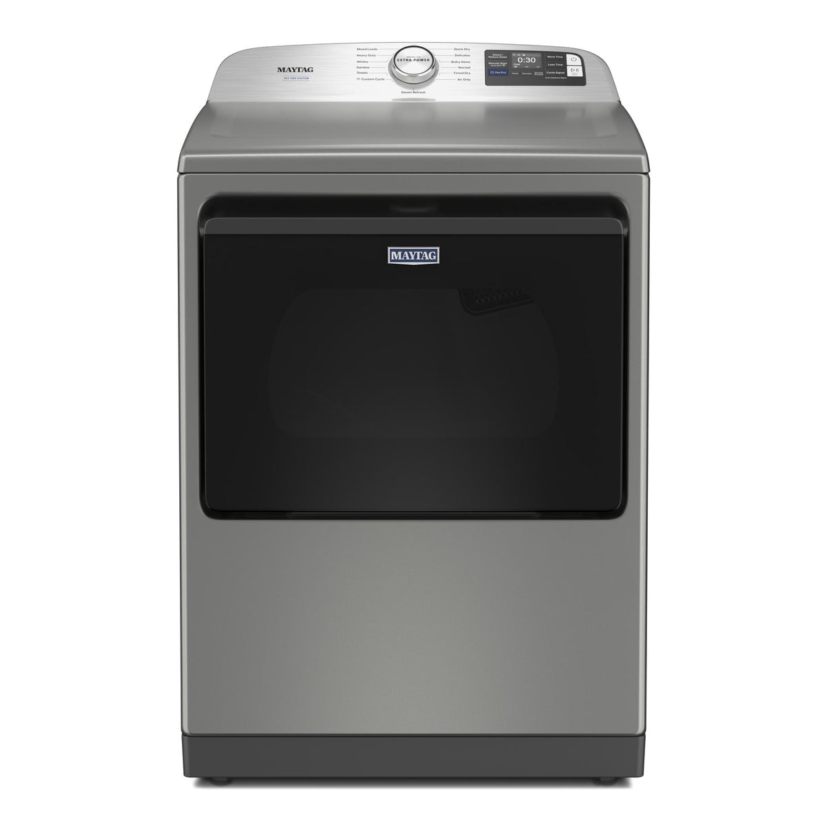 Maytag YMED7205RR 7.4 Cu. Ft. Pet Pro Electric Dryer with Sanitize Cycle