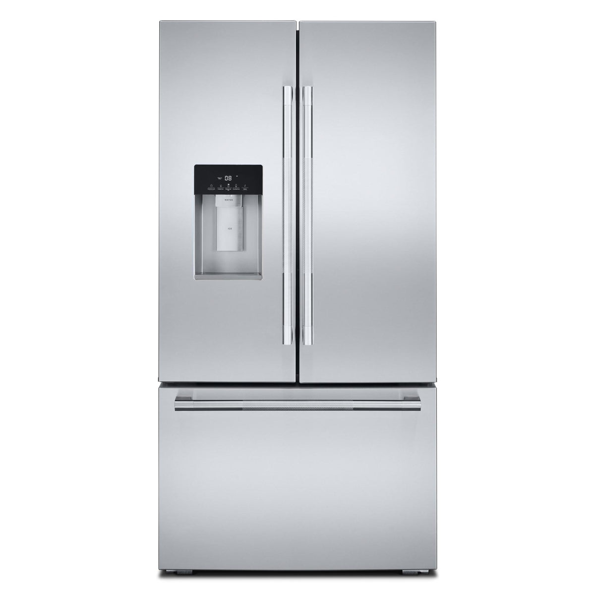 JennAir JFFCCE72SL RISE™ 36” Counter-Depth French Door Refrigerator with External Dispenser