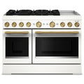 KitchenAid KFDD948SPL 48-Inch 6 Burner Commercial-Style Dual Fuel Range with Griddle
