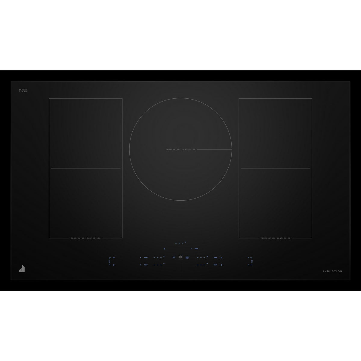 36" Oblivion Smart Induction Cooktop with Temperature-Controlled Cooking - Black