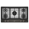 KitchenAid KCGK736SBE Gas-on-Metal Cooktop with Integrated Wok Grate and CookShield™ Finish