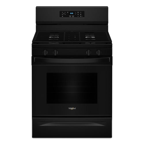 30-inch Self Clean Gas Range with No Preheat Mode - Black