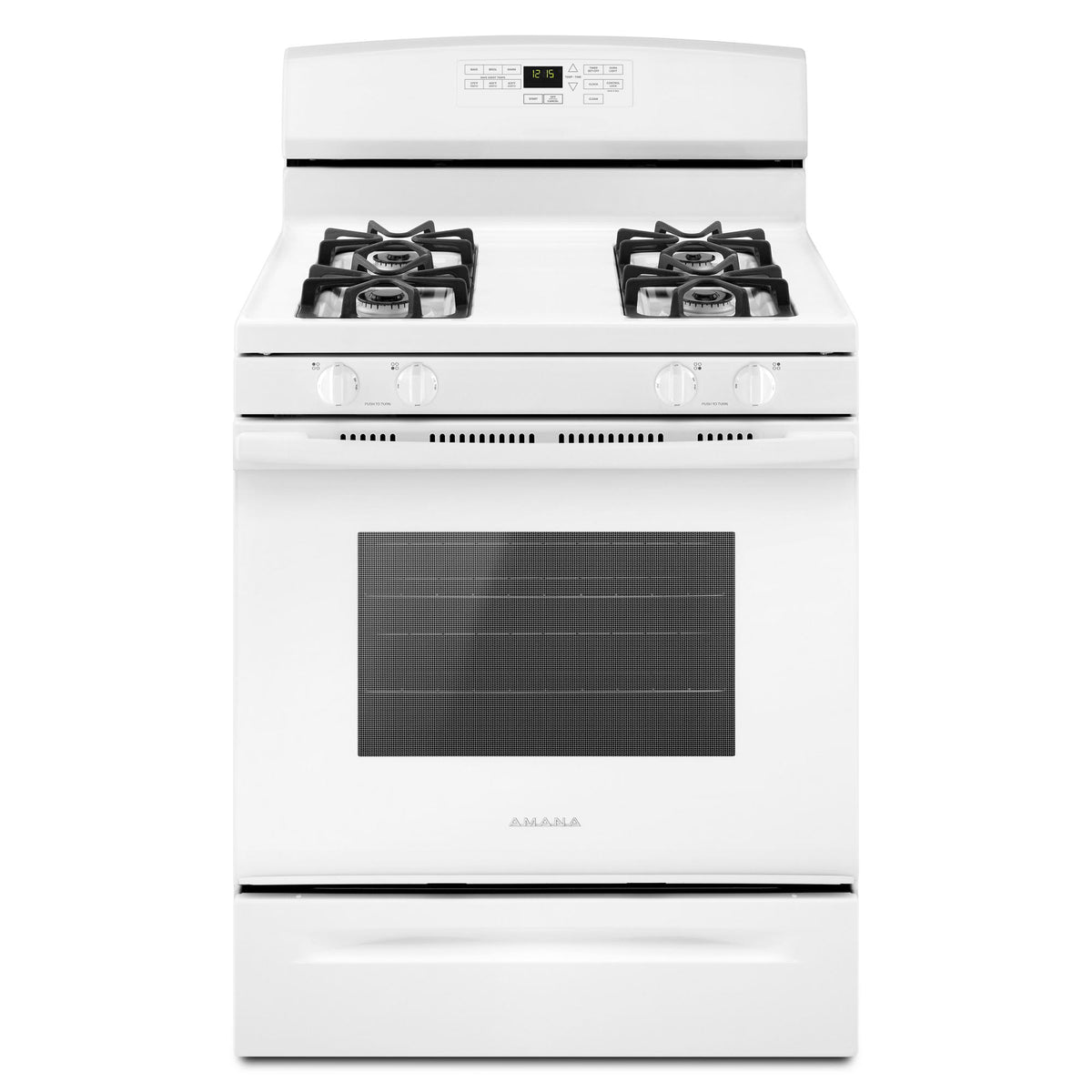 Amana® 30-inch Gas Range with Self-Clean Option - White