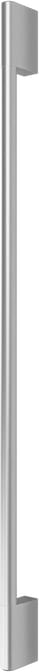 Fisher & Paykel AHCLRDSF Classic Round 1 pc Handle Kit 18", 24", 30" Refrigerator / Freezer / Wine Columns / RS2474 Single Door